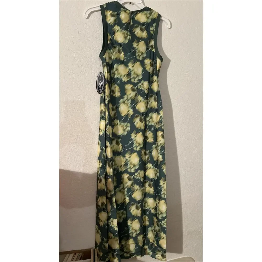 Scoop Women's Midi Tank Midi Dress, XL Nwt Green - Picture 3 of 5